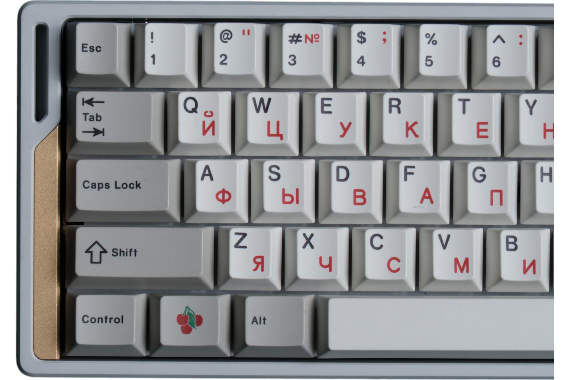 JC Studio Cyrillic Red Keycap Kit · Milktooth